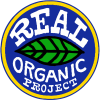 real organic project logo color